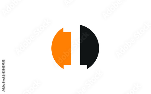 one or 1 Digit Logo Design Template