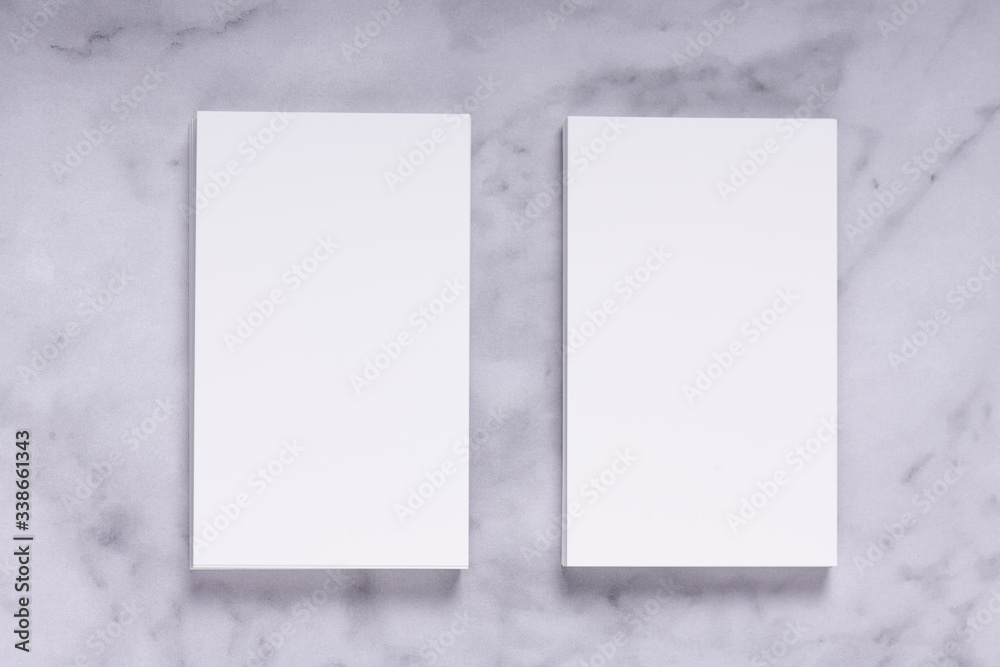 Mockup business card marble Mockup business card marble