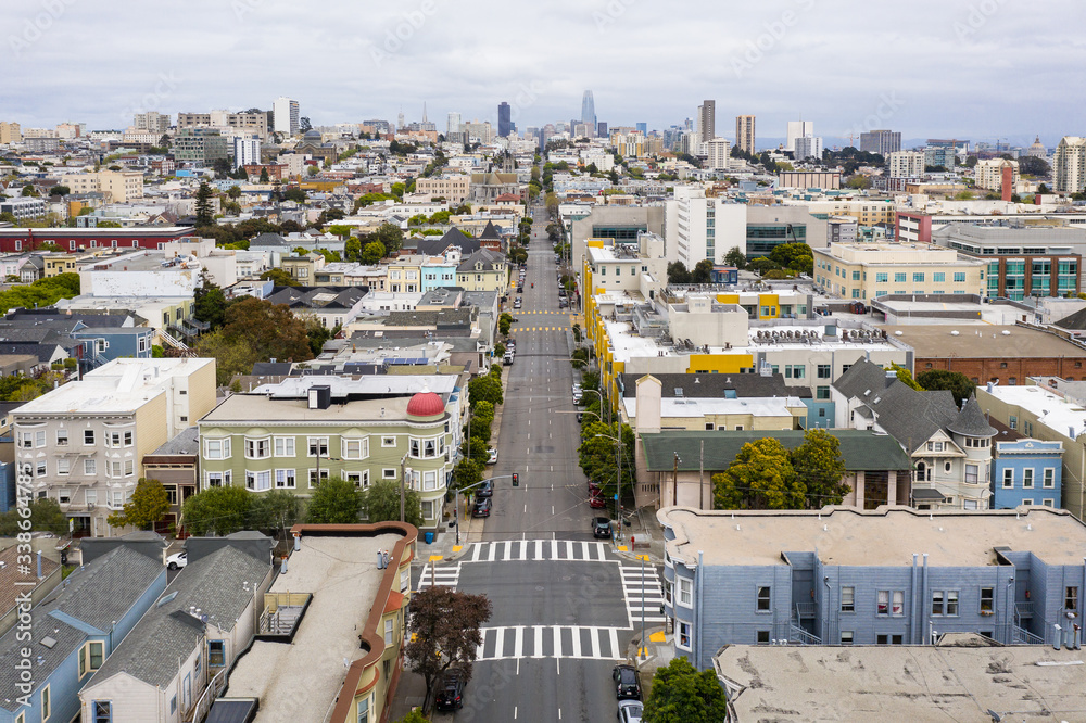 San Francisco Empty Streets During Coronavirus Covid-19 Quarantine - April 2020 