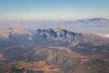 Mountains at the aerial birds view in Turkey 