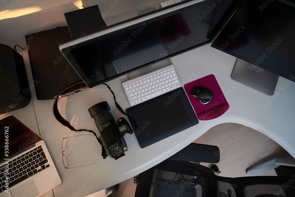 home office workplace dual screen home office workplace dual screen