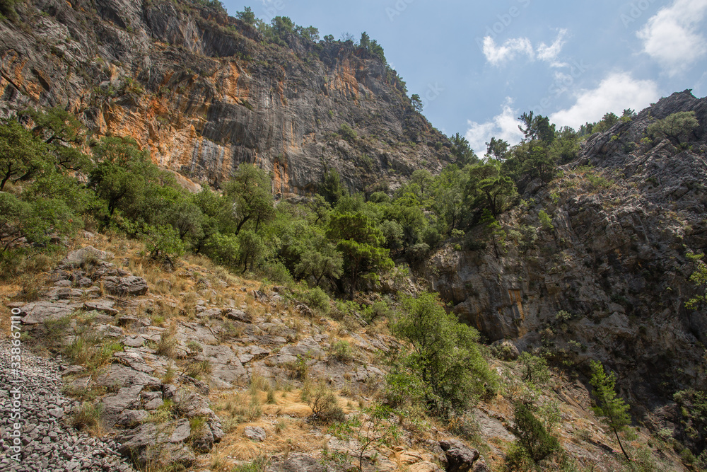 Landscape with mountains and clouds Alanya Turkey Landscape with mountains and clouds Alanya Turkey