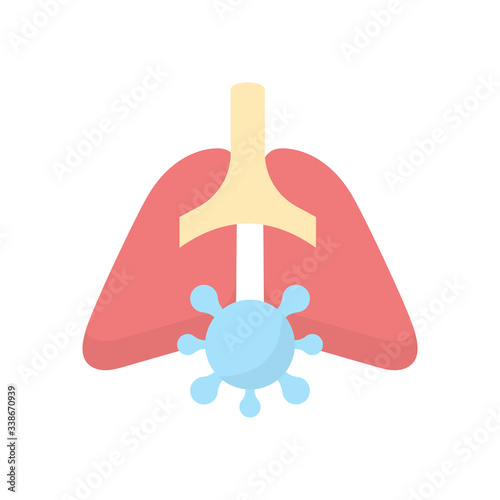 Lungs Vector Icon