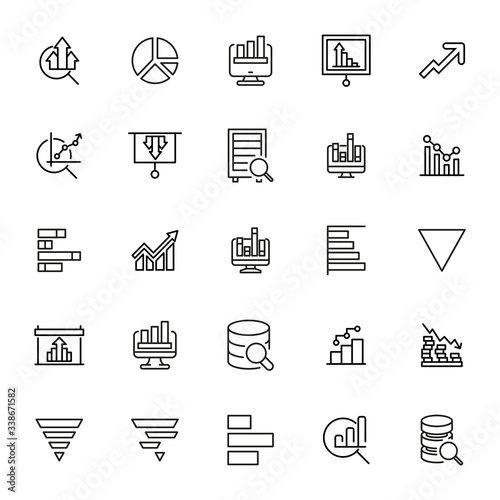 Big set of infographic line icons.