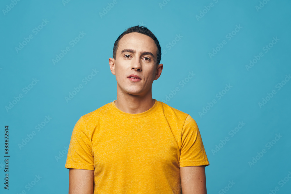 portrait of a handsome young man