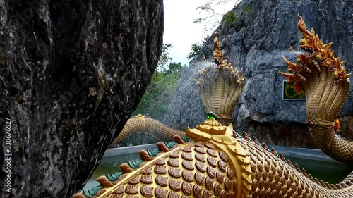 Phu Taphao Thong temple is religion tourist attraction and another fortune of  Nong Wua So District, Udon thani photo