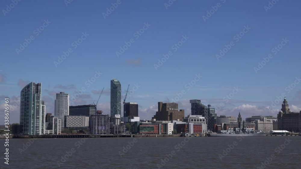 Liverpool city centre docks and tourist area UK 4K Liverpool city centre docks and tourist area UK 4K