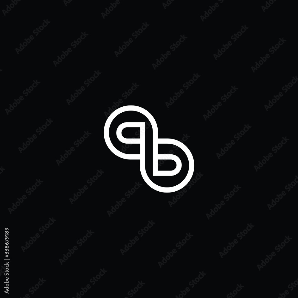 Minimal elegant monogram art logo. Outstanding professional trendy awesome artistic QB BQ initial based Alphabet icon logo. Premium Business logo White color on black background Minimal elegant monogram art logo. Outstanding professional trendy awesome artistic QB BQ initial based Alphabet icon logo. Premium Business logo White color on black background