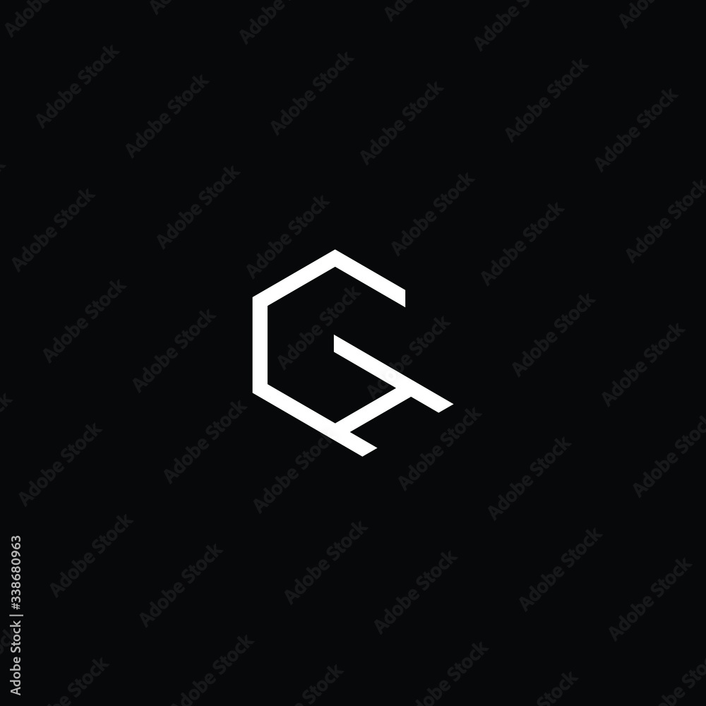 Minimal elegant monogram art logo. Outstanding professional trendy awesome artistic CH HC initial based Alphabet icon logo. Premium Business logo White color on black background Minimal elegant monogram art logo. Outstanding professional trendy awesome artistic CH HC initial based Alphabet icon logo. Premium Business logo White color on black background