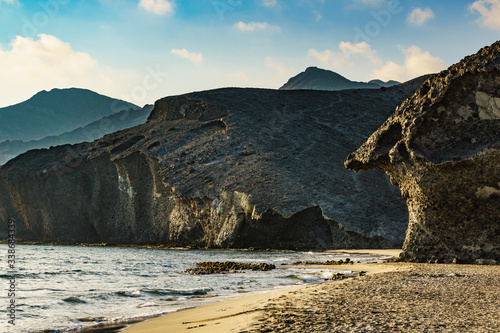 Monsul beach in Park Cabo de Gata, Spain