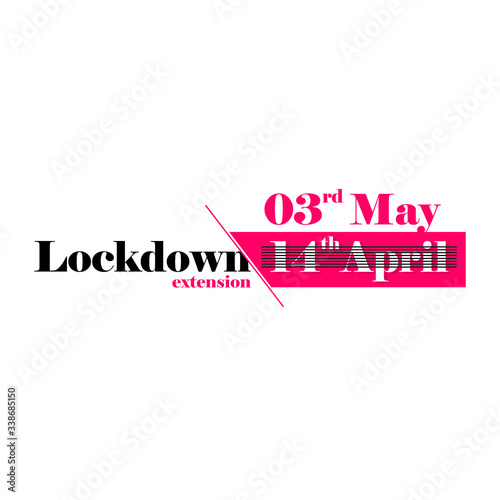 Lockdown Extension till 3rd May by Indian Prime Minister Modi - Banner 