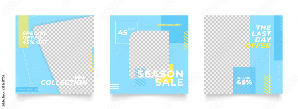 social media post template for digital marketing and sale promo. blue yelow color web banner advertising. promotional offer instragram facebook mockup photo vector frame social media post template for digital marketing and sale promo. blue yelow color web banner advertising. promotional offer instragram facebook mockup photo vector frame