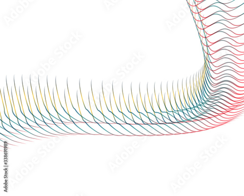 Abstract background blend wave line design for Wallpaper, Banner, Background, Card, Book Illustration, landing page