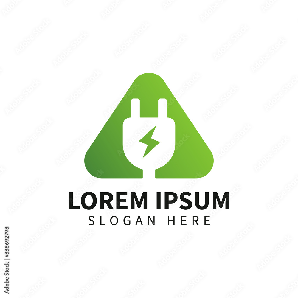 Electric logo template design vector illustration icon Electric logo template design vector illustration icon