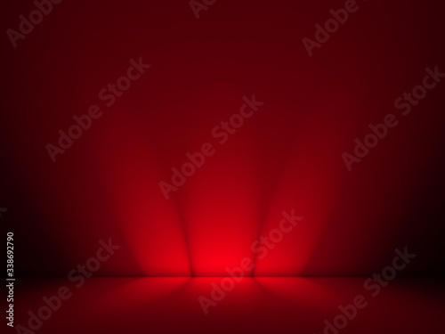 Fotografia, Obraz Black and red background
