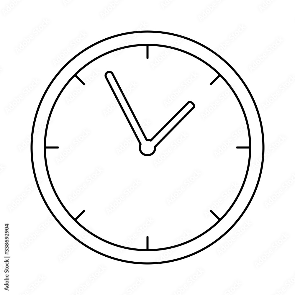clock wall time isolated icon vector illustration design clock wall time isolated icon vector illustration design
