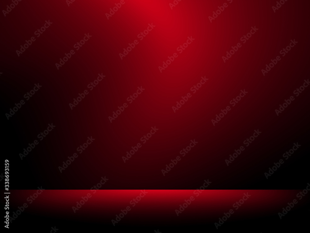 Black and red background. Abstract red background, can be used for valentines or Christmas design layout, studio, web template, room and report with smooth gradient color. Black and red background. Abstract red background, can be used for valentines or Christmas design layout, studio, web template, room and report with smooth gradient color.