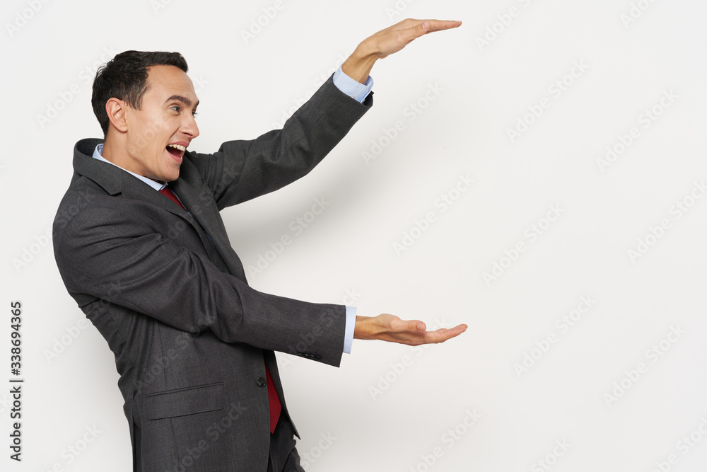 businessman with arms outstretched businessman with arms outstretched