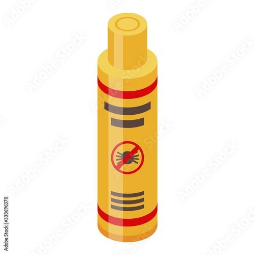 Stop mite spray icon. Isometric of stop mite spray vector icon for web design isolated on white background