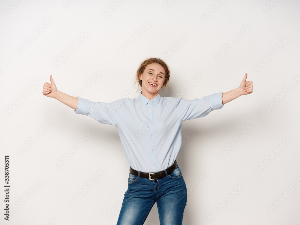 young man showing something young man showing something