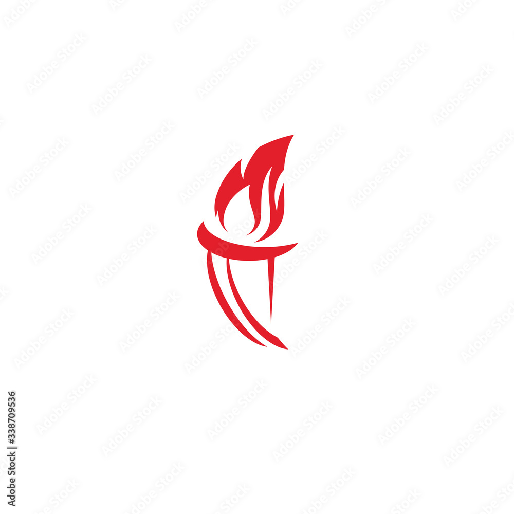 Torch Logo Template vector symbol Torch Logo Template vector symbol