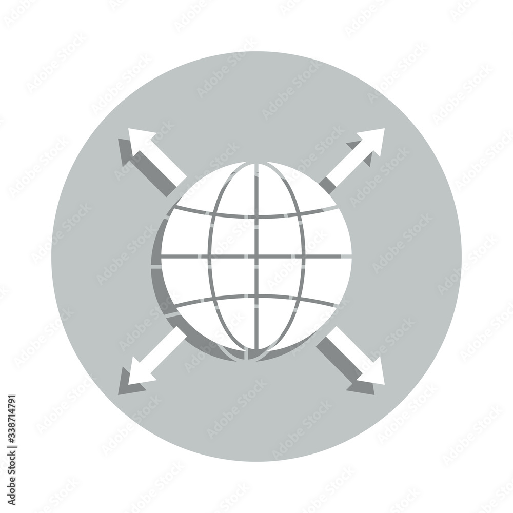 world, arrow, global, opportunities for organization badge icon. Simple glyph, flat vector of Business icons for ui and ux, website or mobile application world, arrow, global, opportunities for organization badge icon. Simple glyph, flat vector of Business icons for ui and ux, website or mobile application
