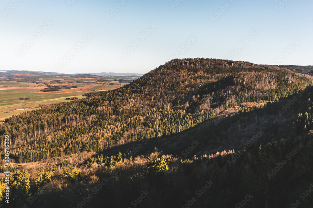 Naklejka premium autumn landscape in the countryside