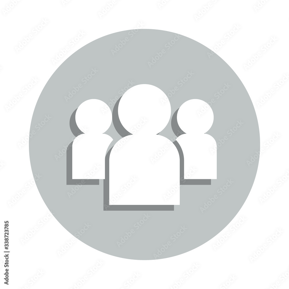 society badge icon. Simple glyph, flat vector of Conversation icons for ui and ux, website or mobile application society badge icon. Simple glyph, flat vector of Conversation icons for ui and ux, website or mobile application