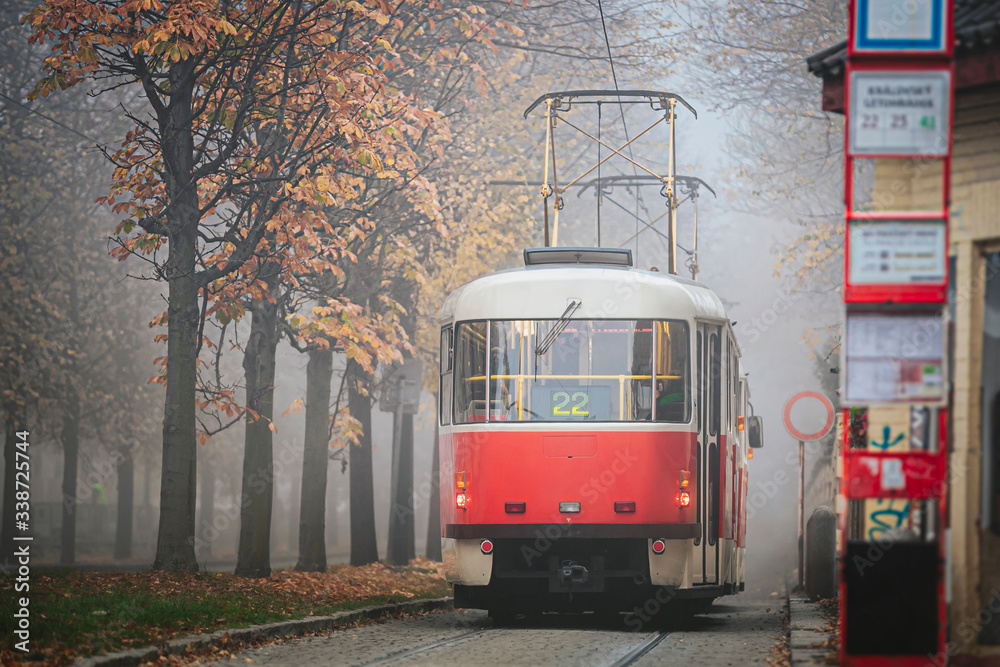 Obraz premium old tram in Prague