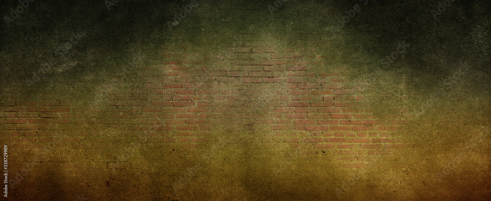 Aged brick wall texture illustration. Stone Brick wall seamless.