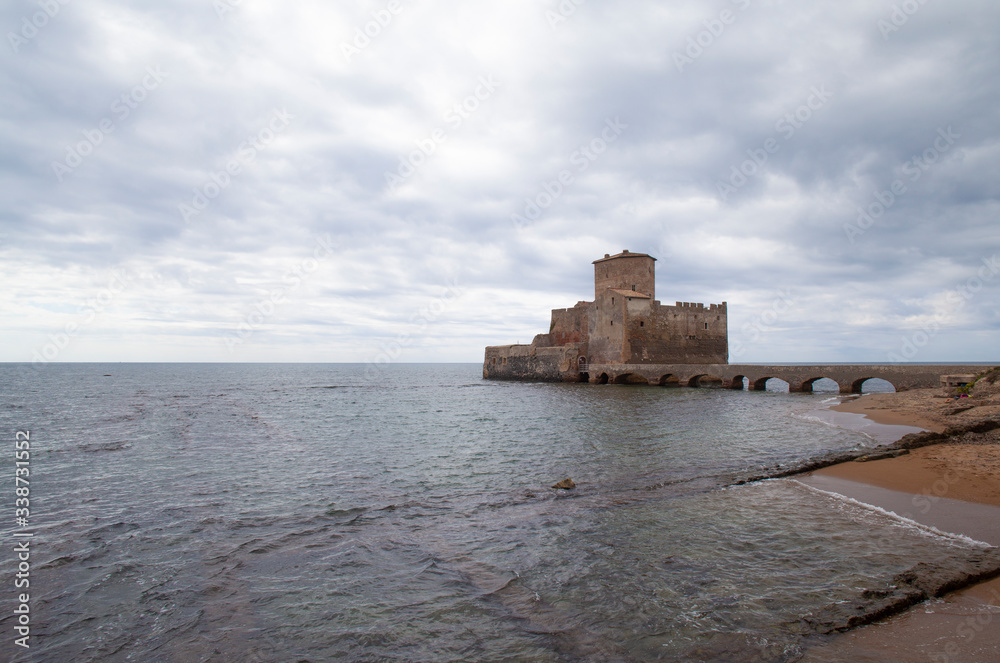 Ancient Fortress built over the thyrrenian sea