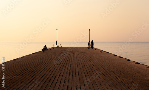 Sea Pier in the early morning