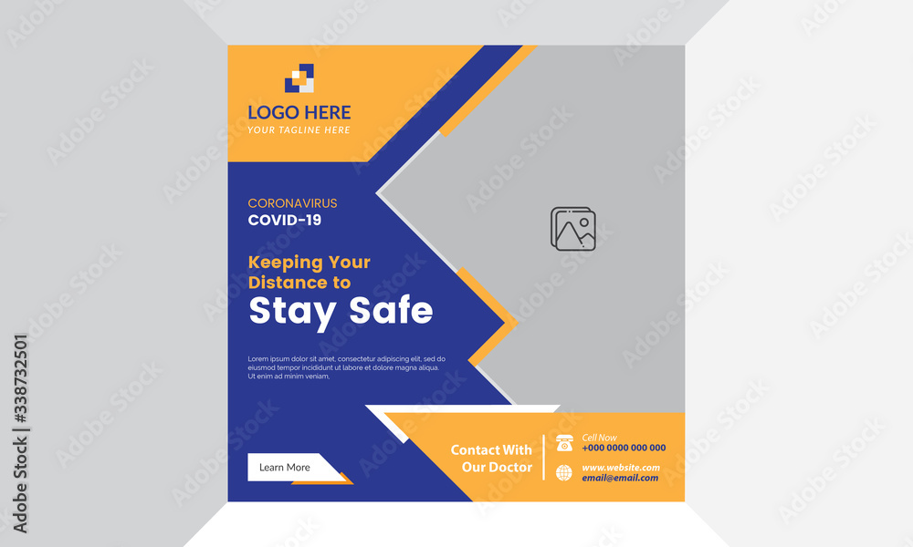 Corona Virus Creative Social Media Template For Social Media Post Corona Virus Creative Social Media Template For Social Media Post