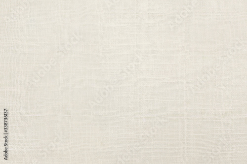 White Linen Textile Background. Abstract natural fabric texture