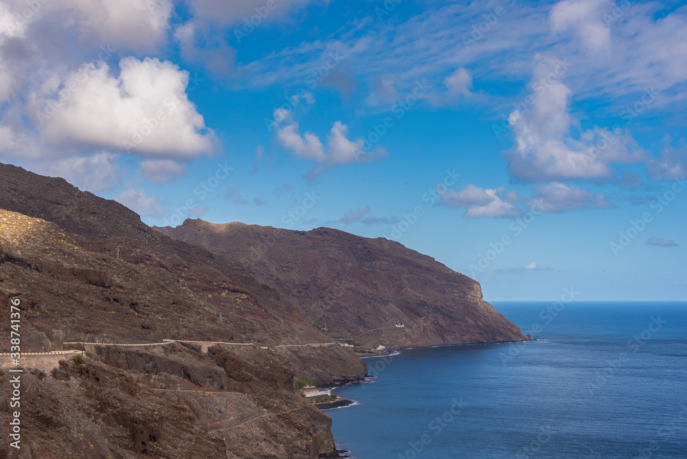 Coast of Playa Chica and Las Gaviotas (Tenerife, Canary Islands - Spain).