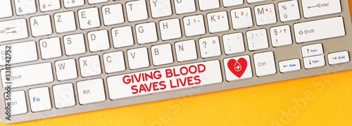  GIVING BLOOD concept