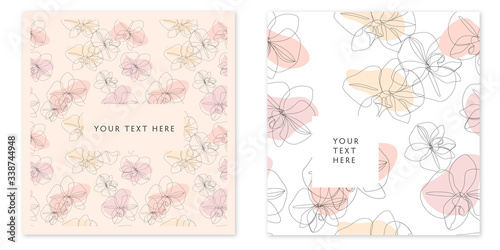 floral pattern card
