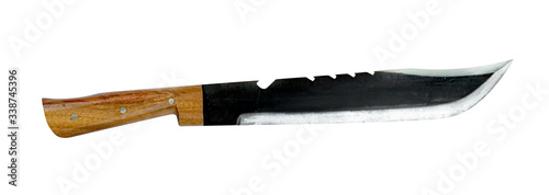 Slika na platnu Hiking knives or big knife isolated on white background ,include clipping path