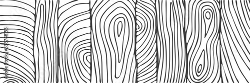 Imitation of old wood texture, vector design, banner. 
