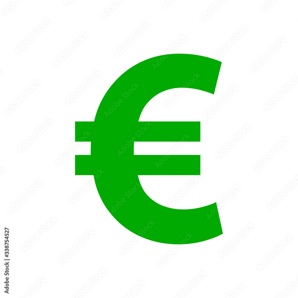 Fototapeta premium Euro und Hintergrund