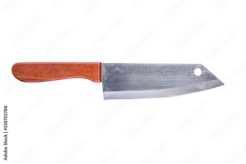 Old knife isolated on white background. This has clipping path.