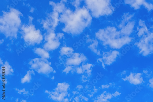 blue cloudy sky - beauty in nature