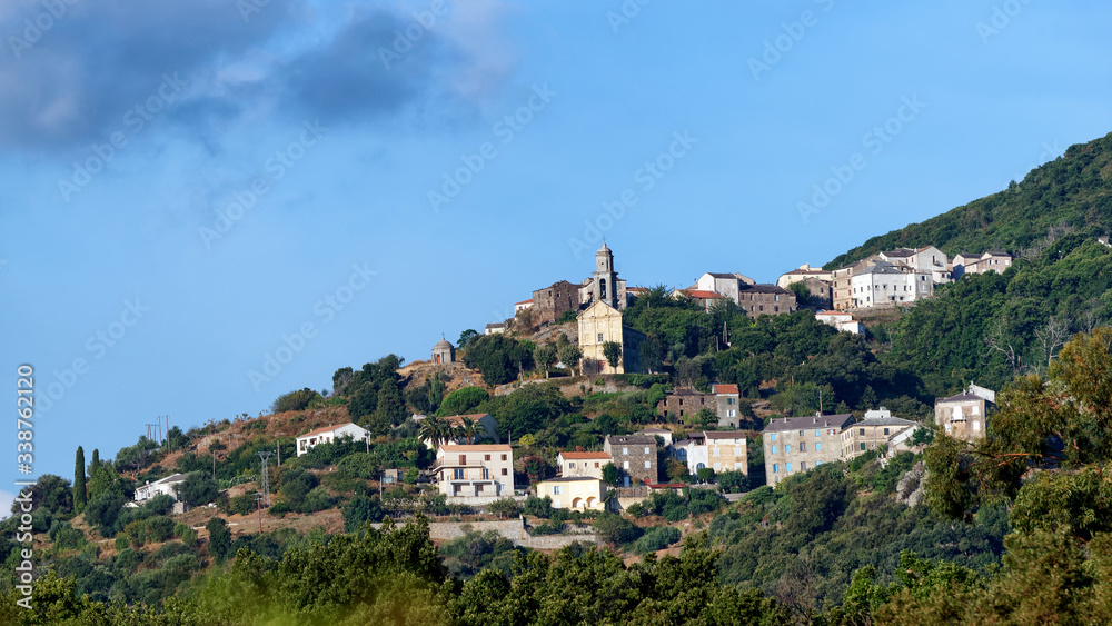  Costa verde village in Upper Corsica. Sant'Andréa-di-Cotone