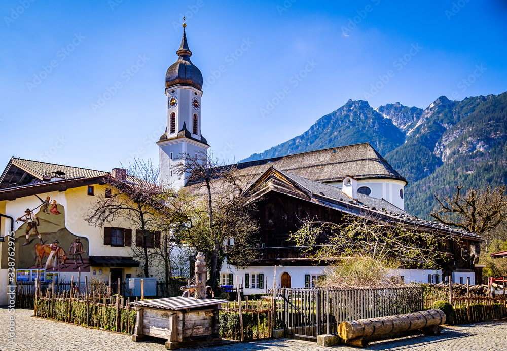 old town of Garmisch-Partenkirchen - bavaria
