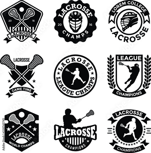 Lacrosse Badges