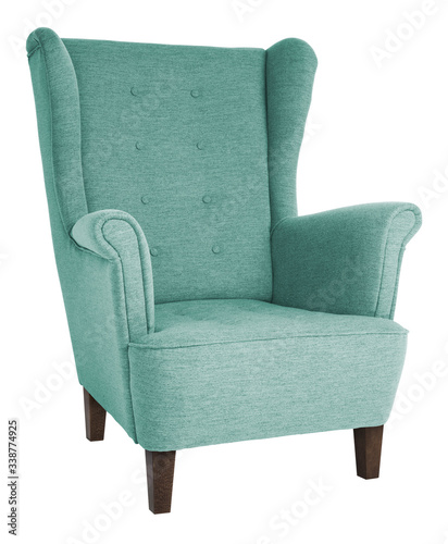 armchair isolated on white