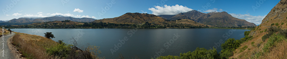 Lake Hayes near Arrowtown in Otago on South Island of New Zealand
