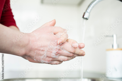 Washing hands