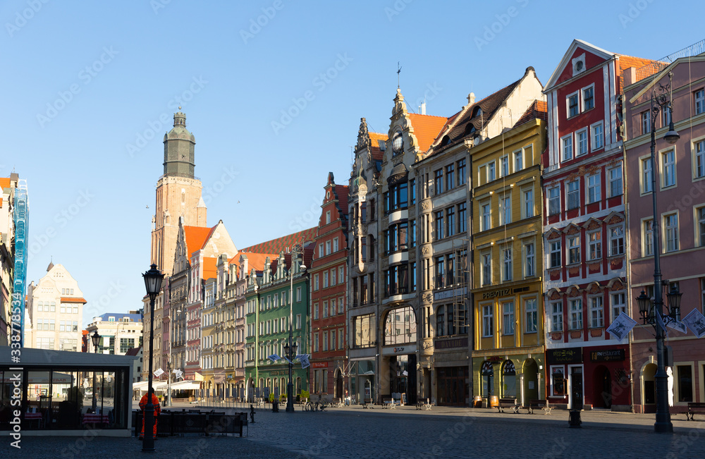 Main square of Wroclaw, Poland