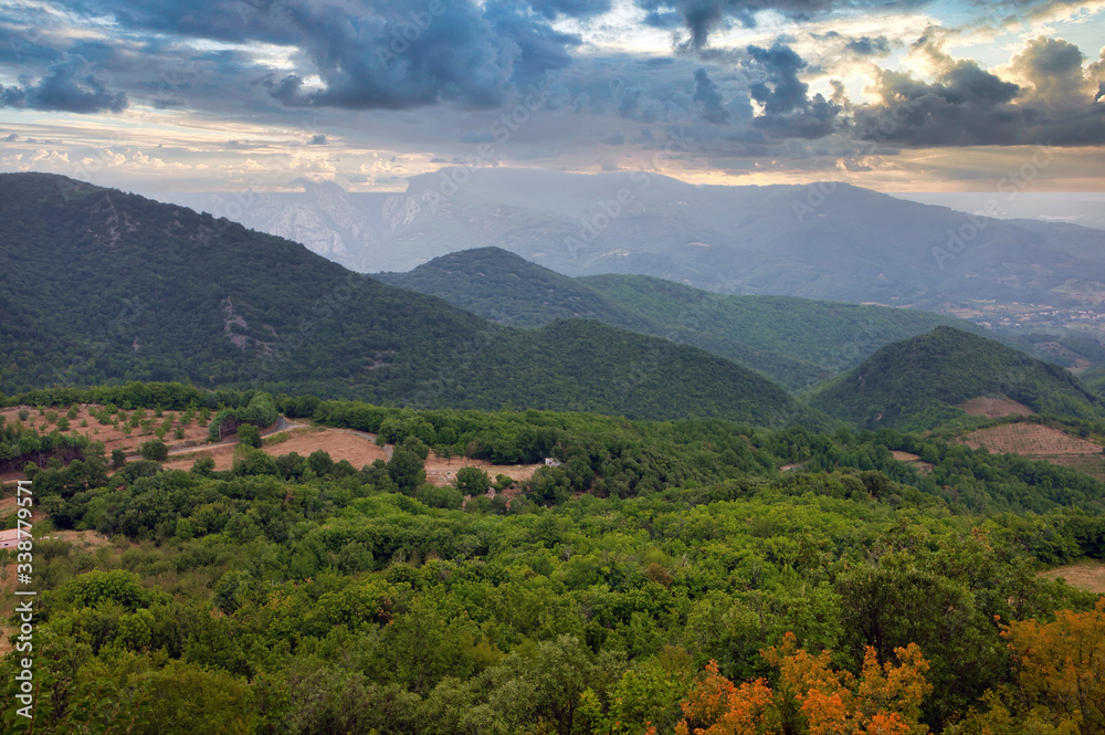 Languedoc France.  Mountains